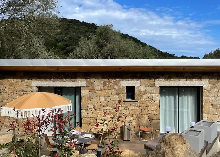 別荘 Caseddu 100m De La カンポモロ